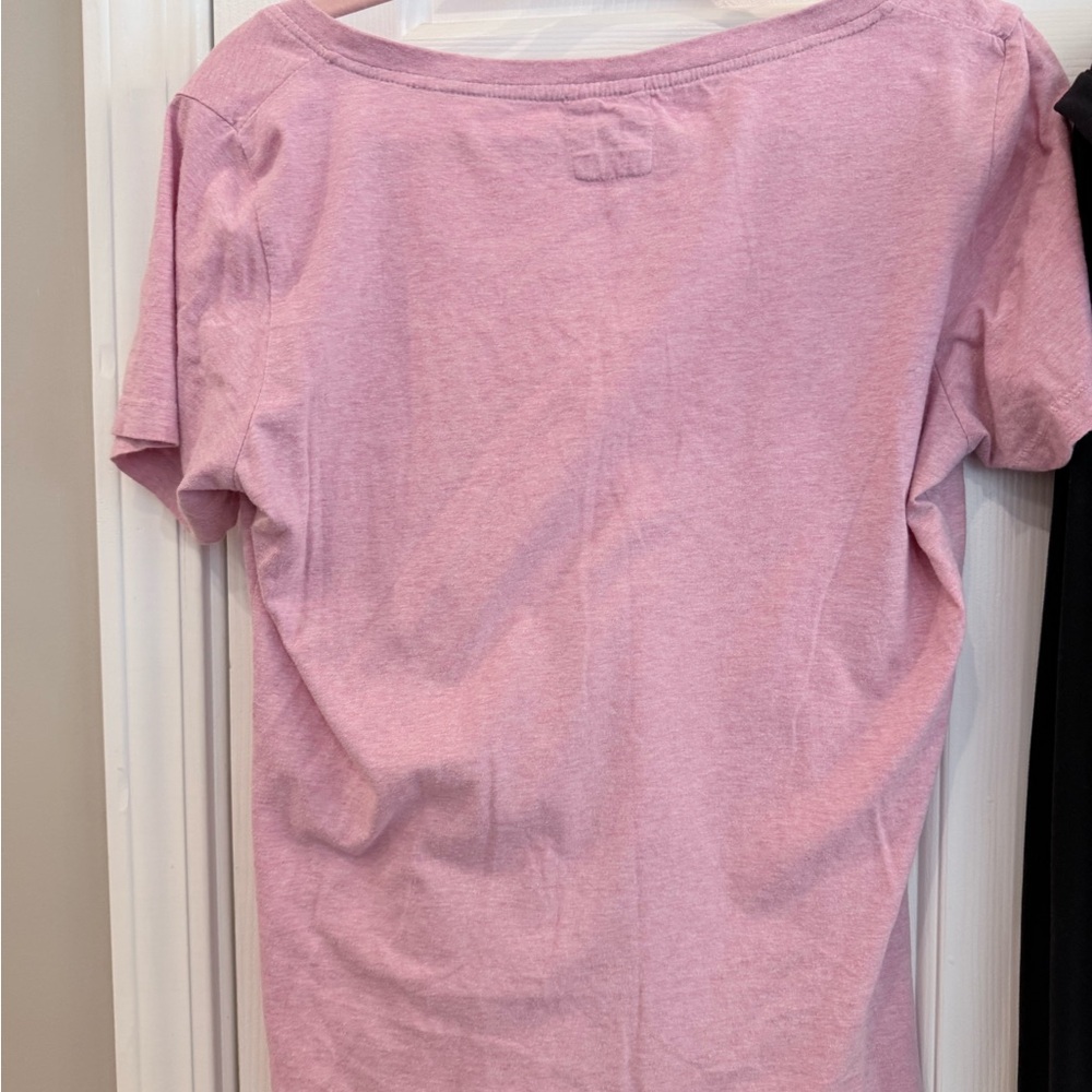 Masters Pink V-Neck Short Sleeve Tee - Picture 2 of 2